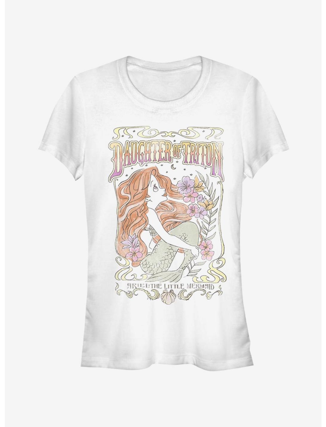 Disney The Little Mermaid Romatic Ariel Girls T-Shirt, WHITE, hi-res