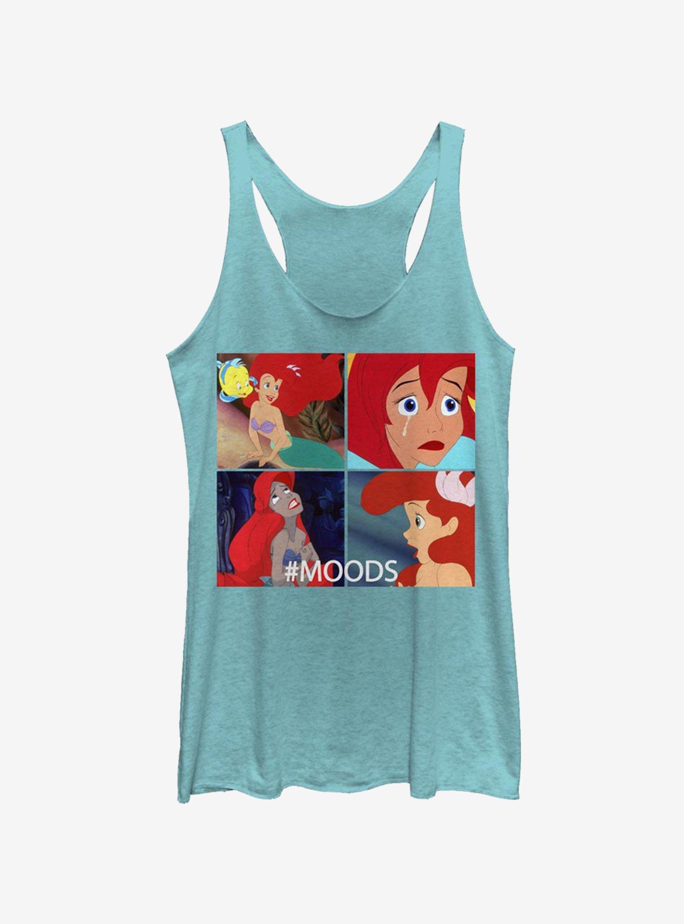 Disney The Little Mermaid Ariel Moods Girls Tank, TAHI BLUE, hi-res