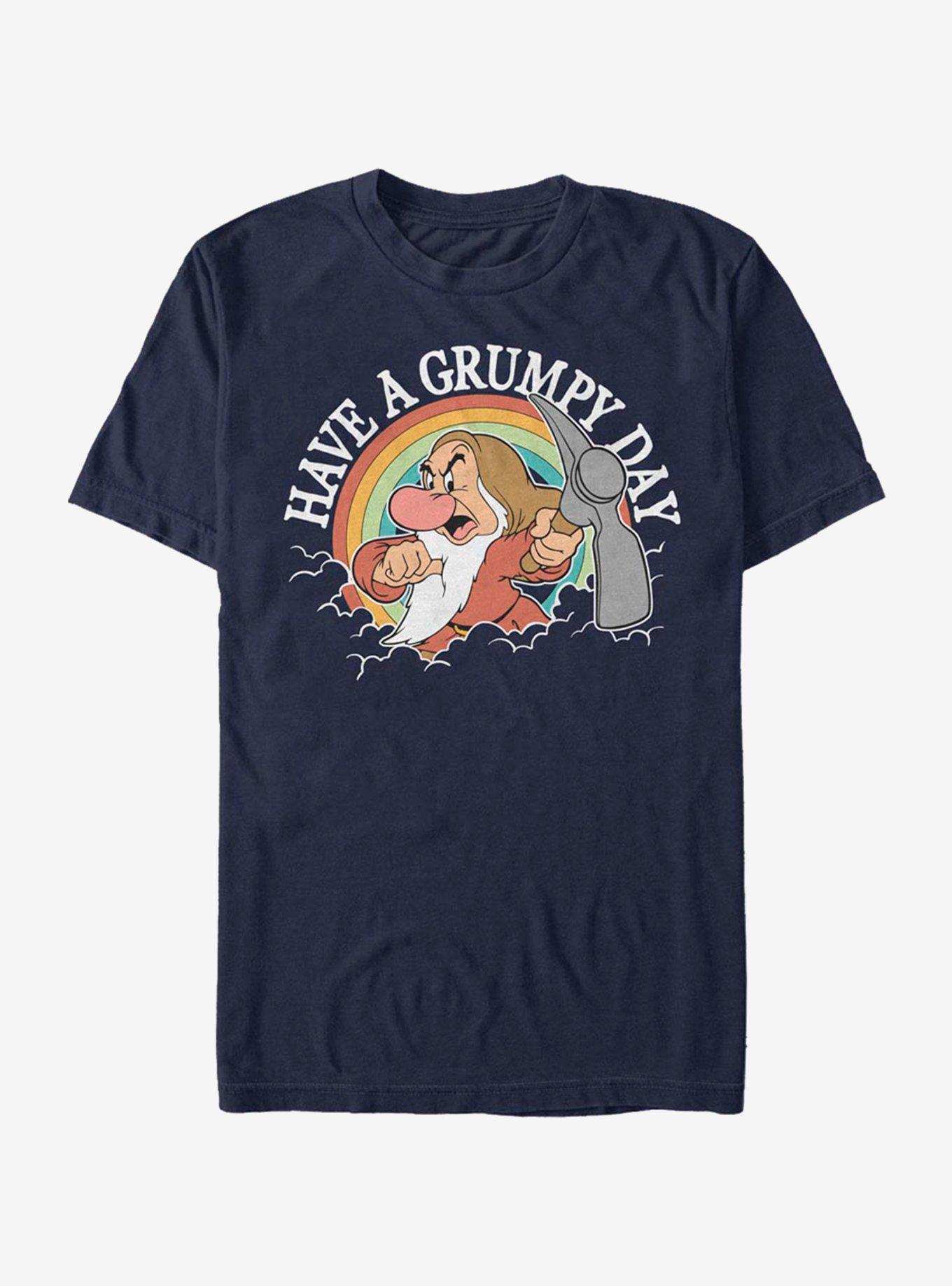 Disney Snow White Grumpy Day T-Shirt, NAVY, hi-res