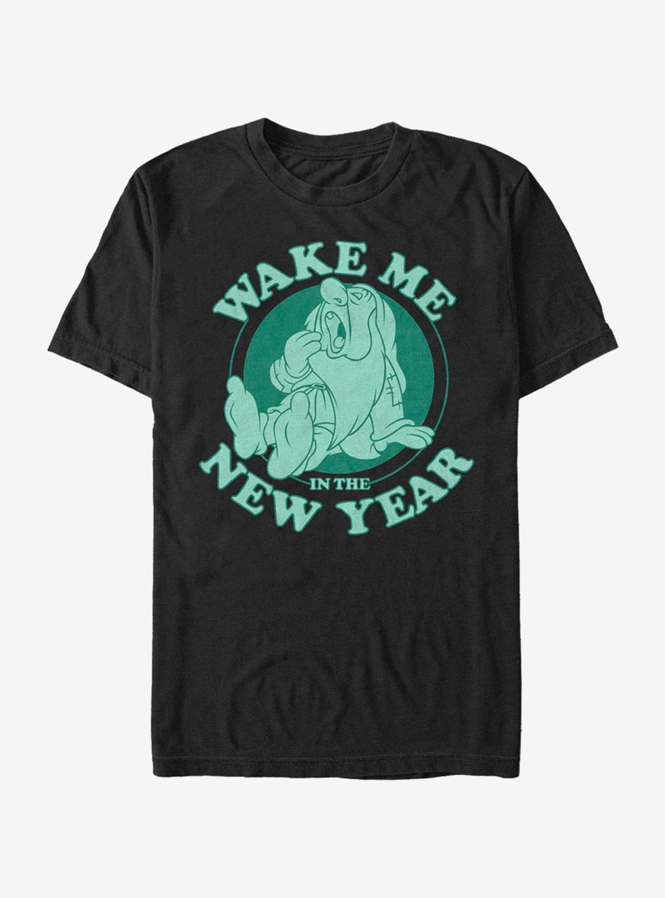 Disney Snow White Sleepy New Year T-Shirt, , hi-res