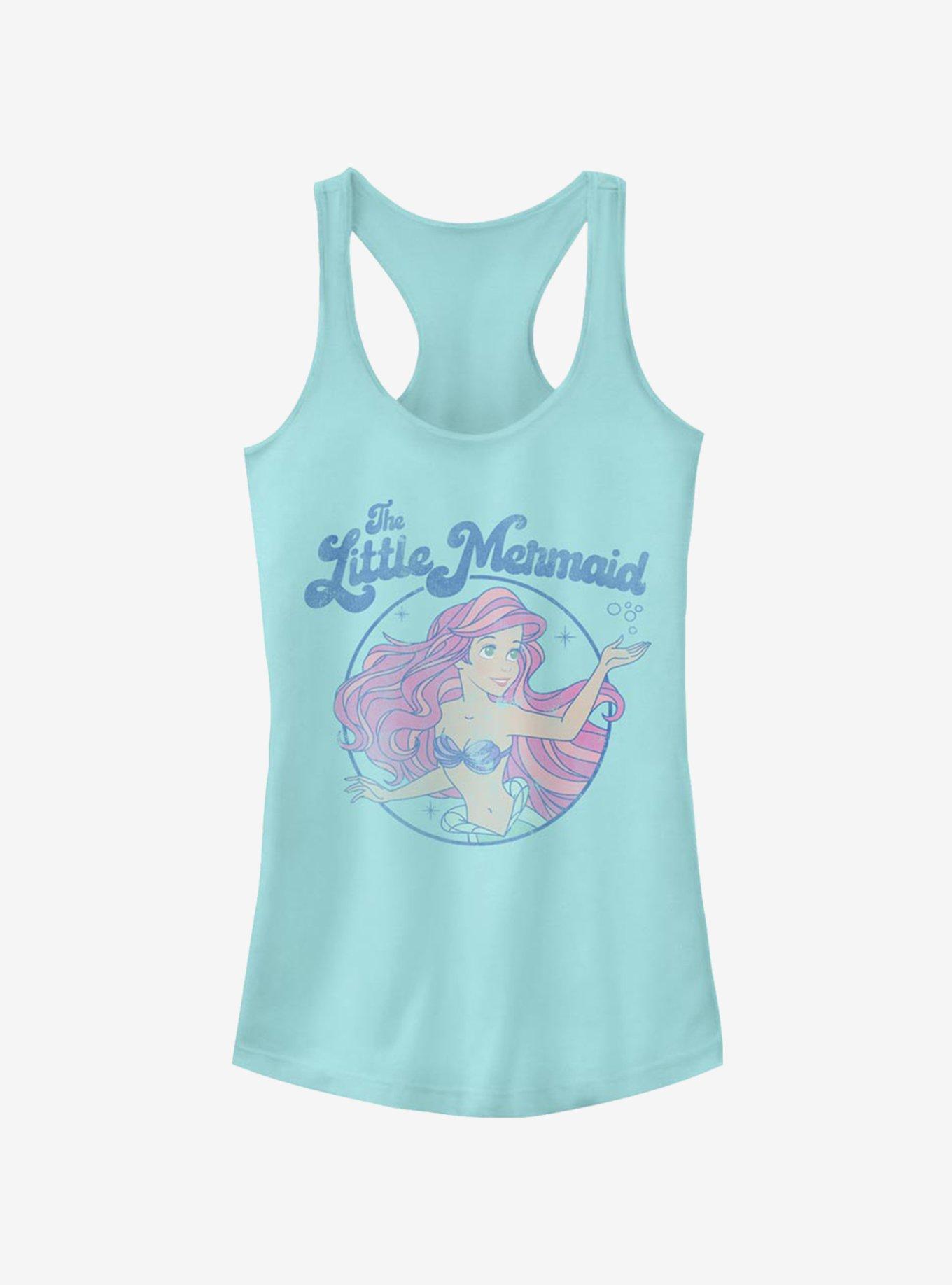 Disney The Little Mermaid Faded Ariel Girls Tank - BLUE | Hot Topic