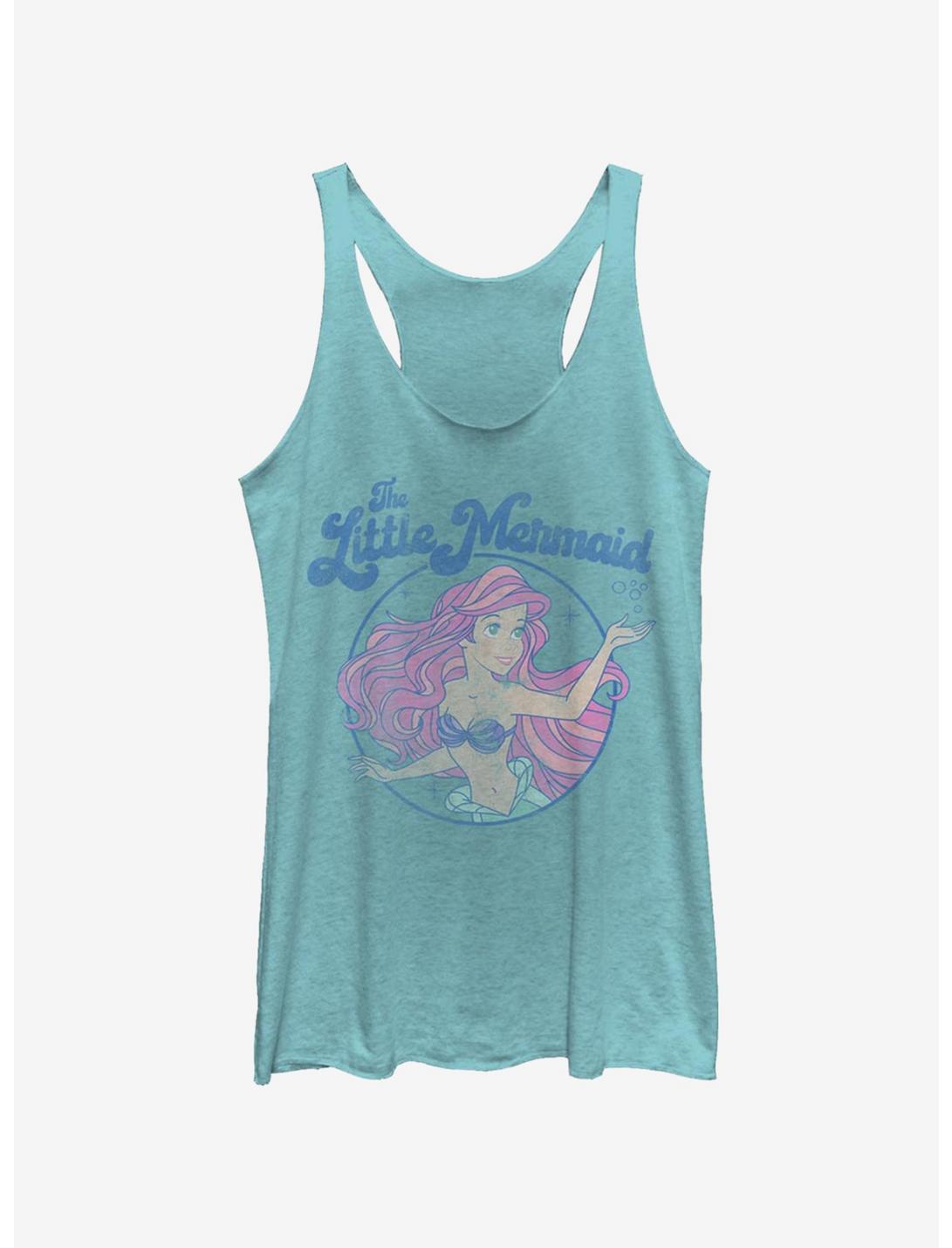 Disney The Little Mermaid Faded Ariel Girls Tank, TAHI BLUE, hi-res