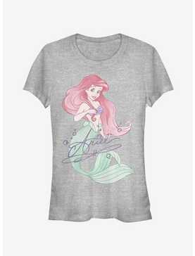 Disney The Little Mermaid Signed Ariel Girls T-Shirt, ATH HTR, hi-res
