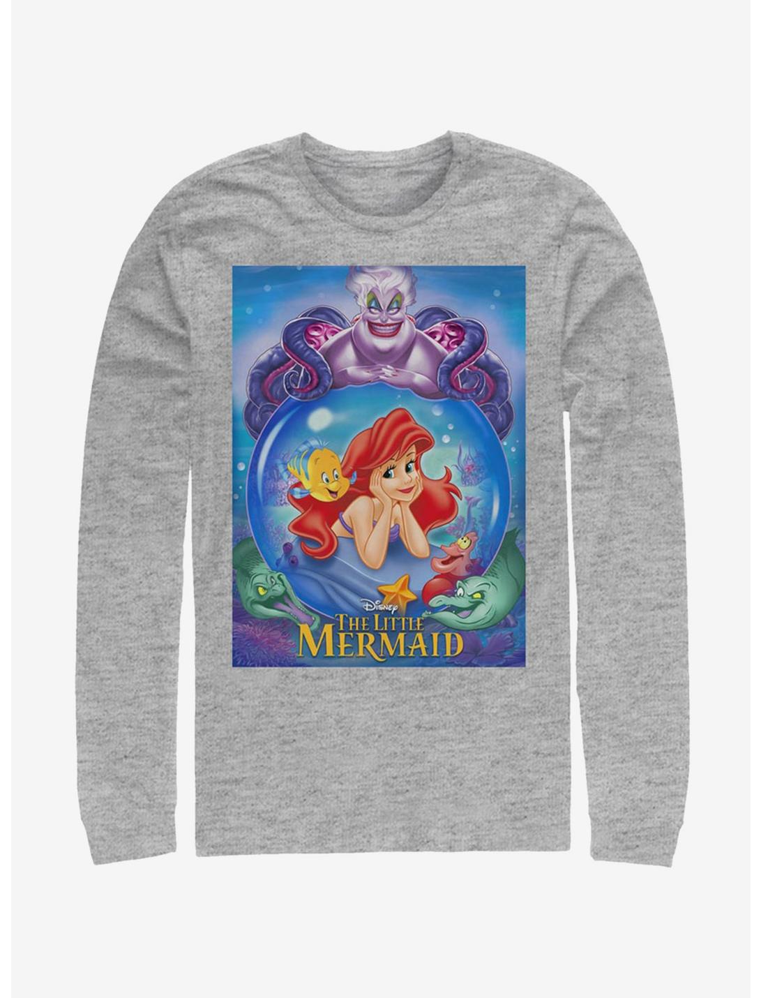 Disney The Little Mermaid Ariel And Ursula Long-Sleeve T-Shirt, ATH HTR, hi-res
