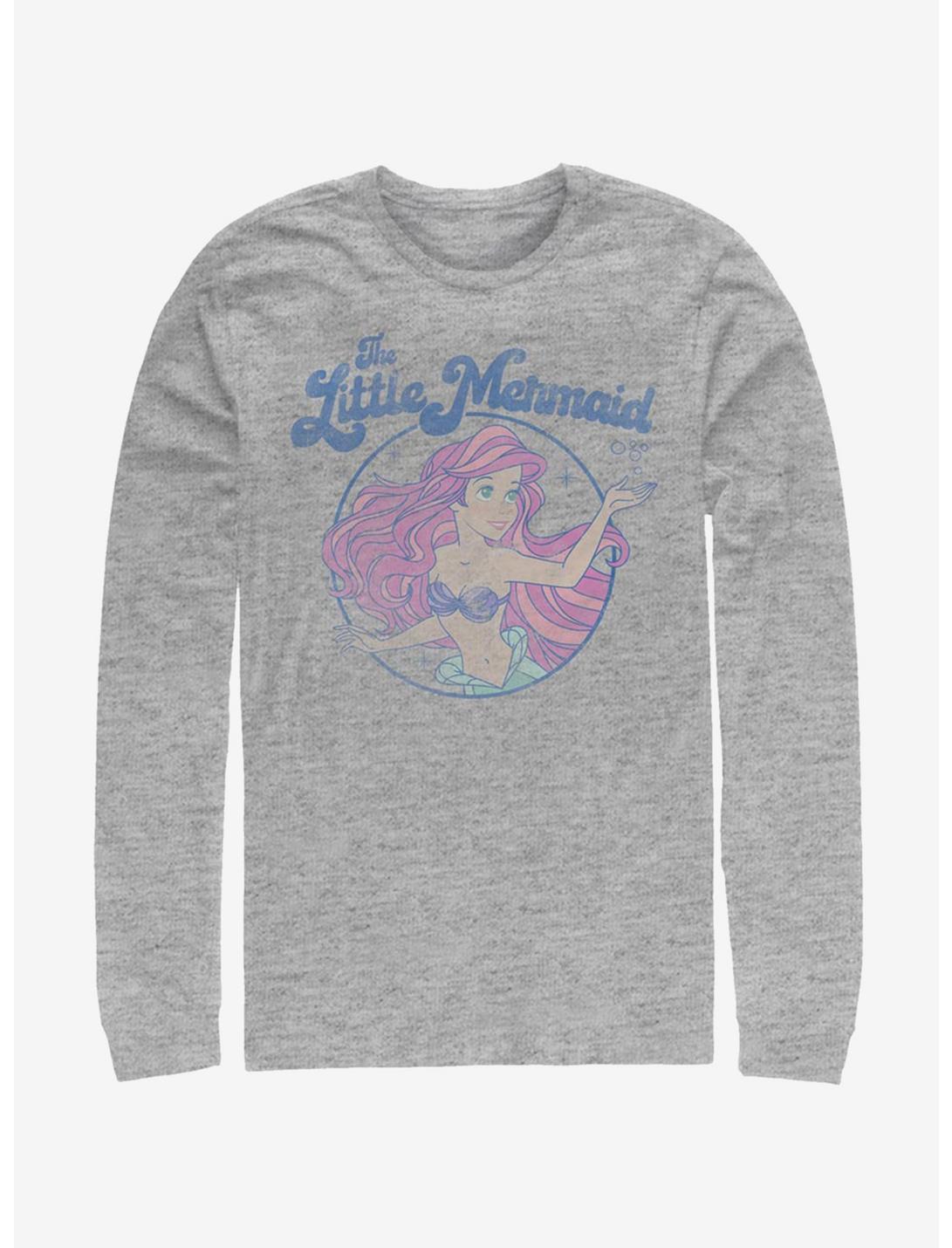 Disney The Little Mermaid Faded Ariel Long-Sleeve T-Shirt, ATH HTR, hi-res