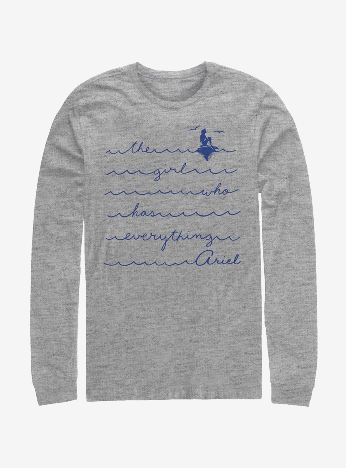 Disney The Little Mermaid The Girl Who Long-Sleeve T-Shirt, , hi-res