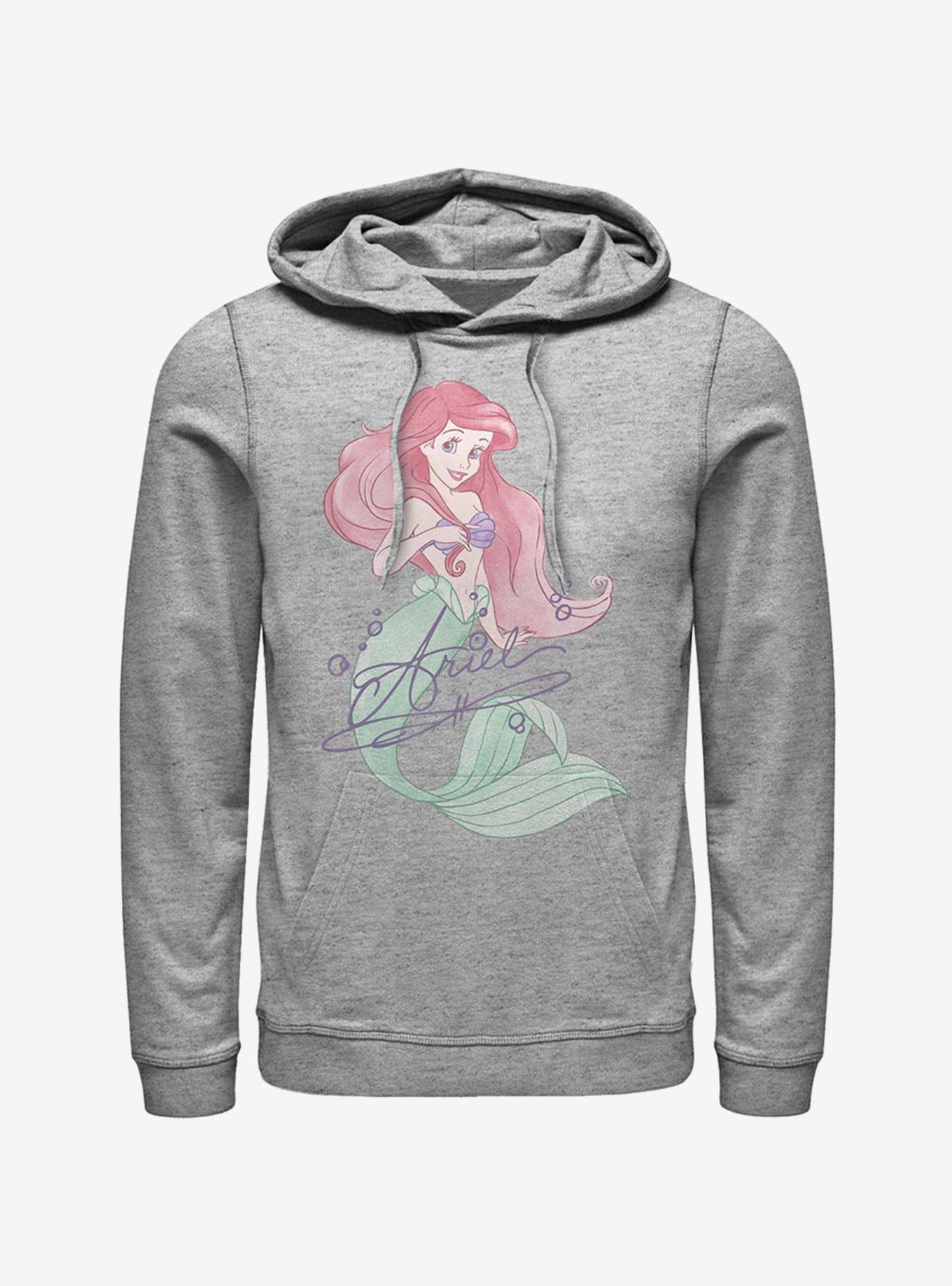 Little mermaid hoodie for adults hotsell