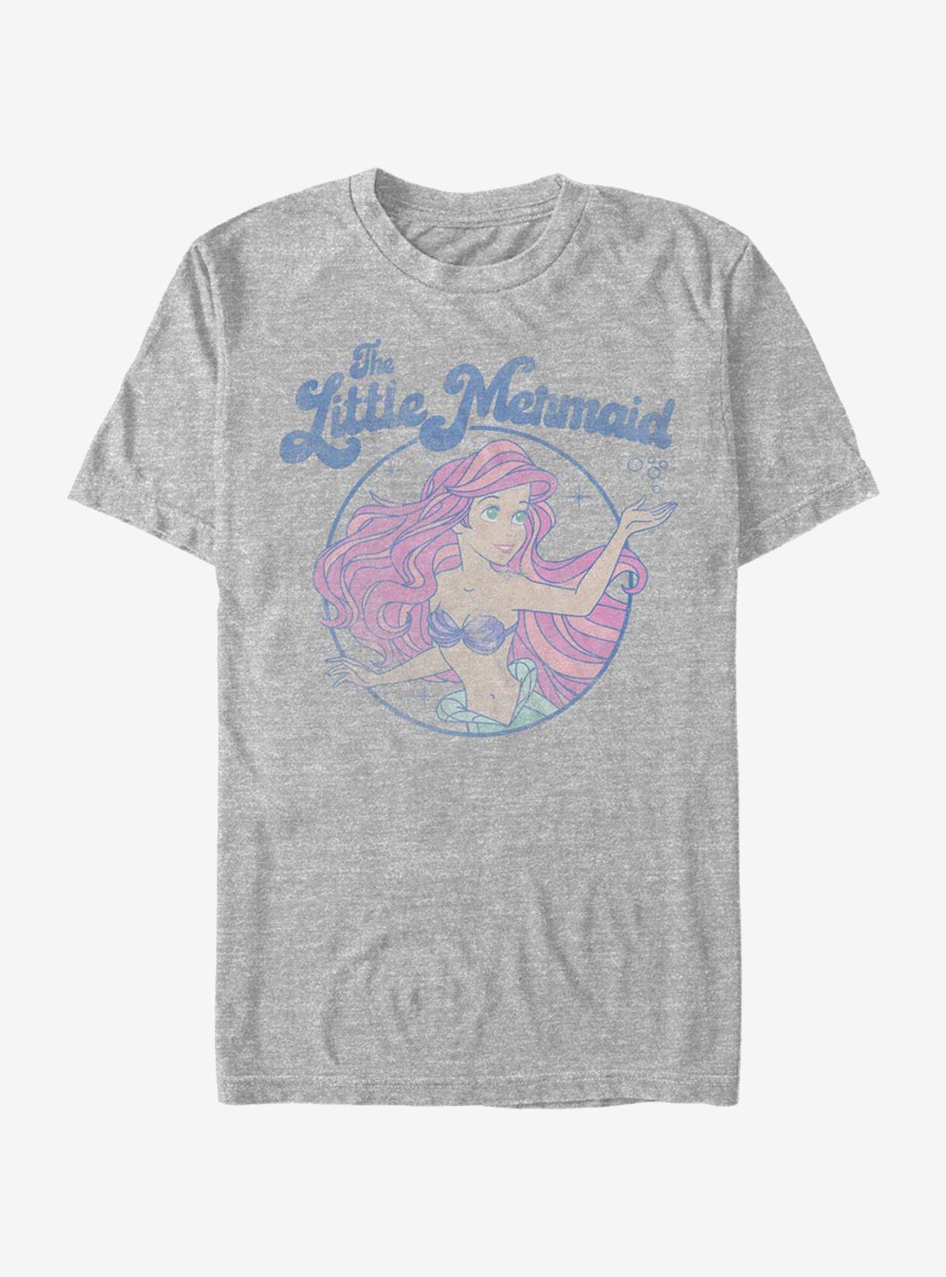 Disney The Little Mermaid Faded Ariel T-Shirt, ATH HTR, hi-res