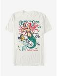Disney The Little Mermaid Doodle T-Shirt, NATURAL, hi-res