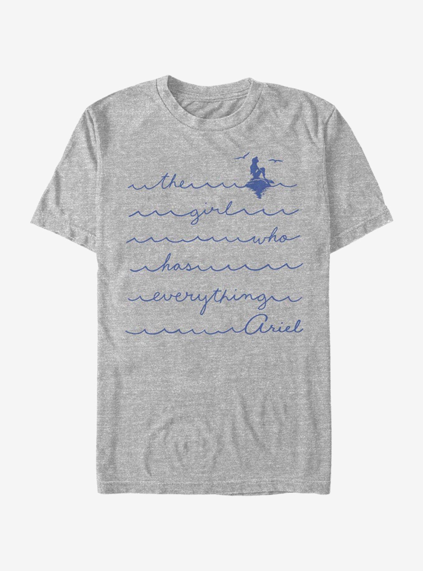 Disney The Little Mermaid The Girl Who T-Shirt, ATH HTR, hi-res