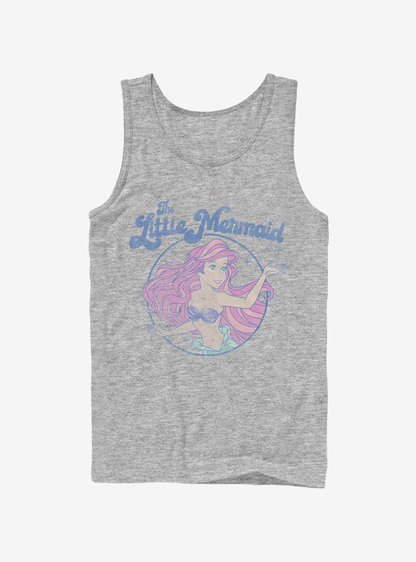 Disney The Little Mermaid Faded Ariel Tank, ATH HTR, hi-res