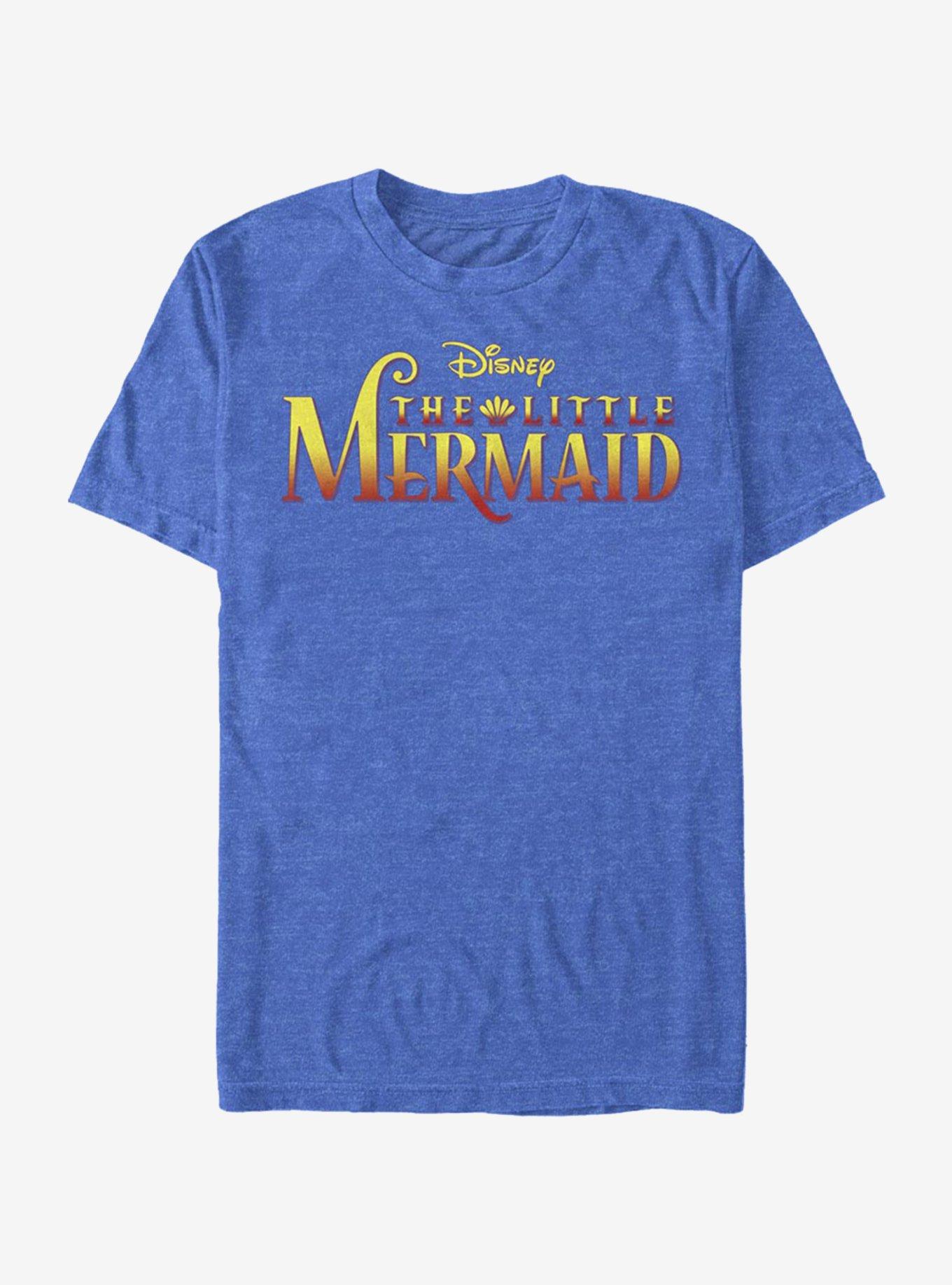 Disney The Little Mermaid Logo T-Shirt - BLUE | Hot Topic