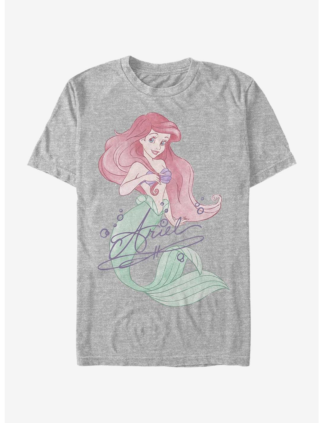 Disney The Little Mermaid Signed Ariel T-Shirt, ATH HTR, hi-res