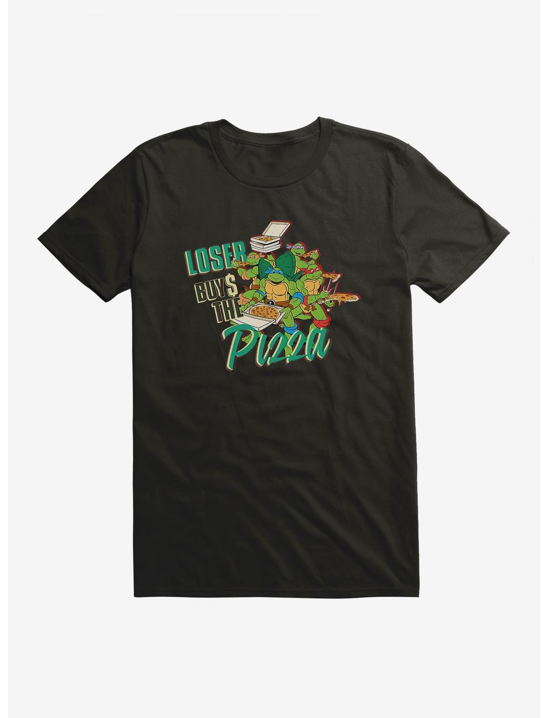 Teenage Mutant Ninja Turtles Loser Buys Pizza T-Shirt, BLACK, hi-res