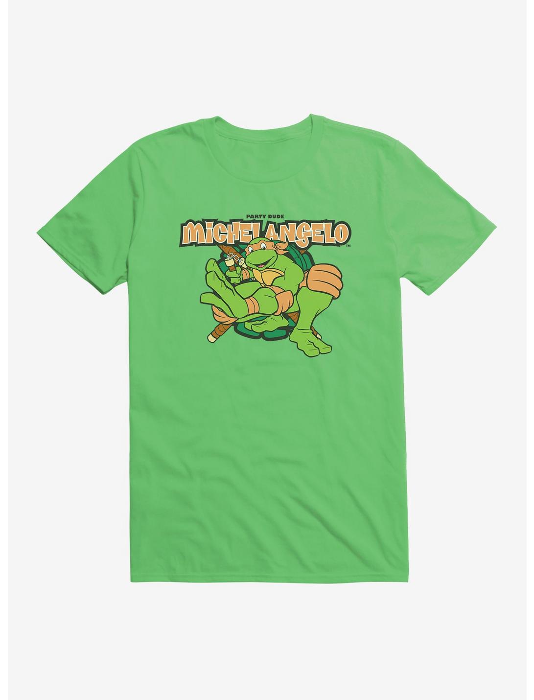 Teenage Mutant Ninja Turtles Michelangelo Party Dude T-Shirt, KELLY GREEN, hi-res