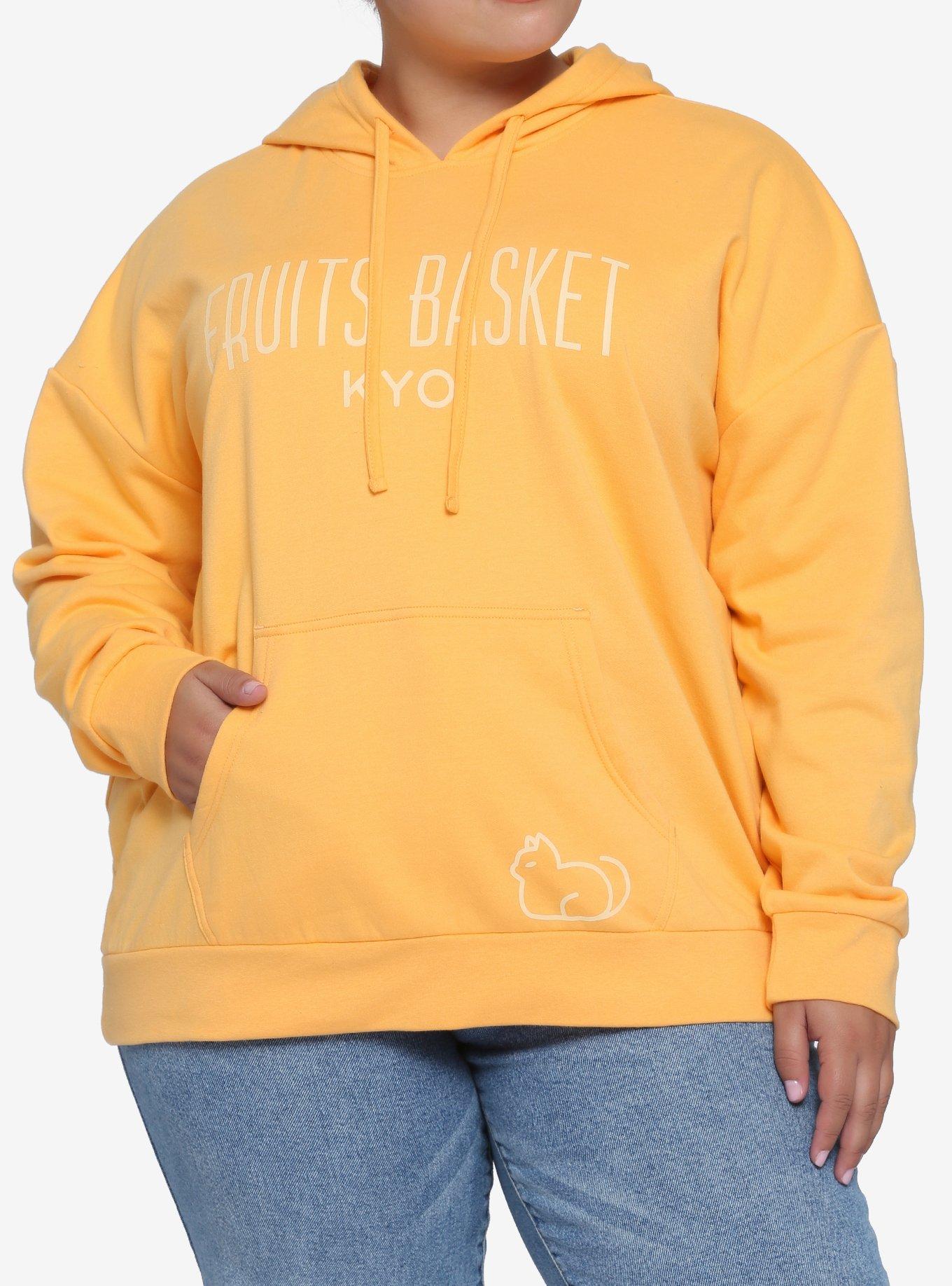 Fruits Basket Kyo Girls Hoodie Plus Size, ORANGE, hi-res