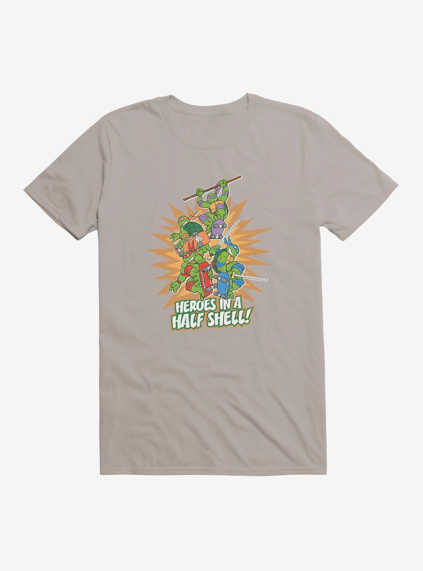 Teenage Mutant Ninja Turtles Heroes In A Half Shell T-Shirt, LIGHT GREY, hi-res