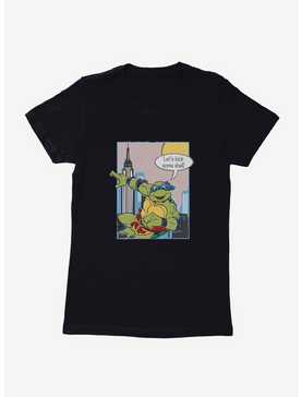 Teenage Mutant Ninja Turtles Comic Box Leonardo Kick Some Shell Womens T-Shirt, , hi-res