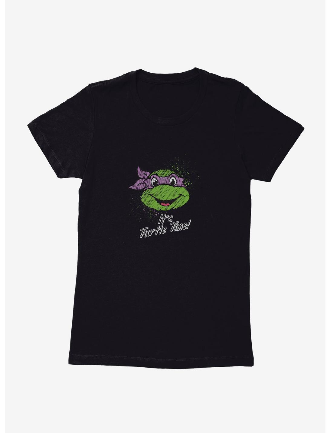 Teenage Mutant Ninja Turtles Chalk Lines Donatello Turtle Time Womens T-Shirt, , hi-res