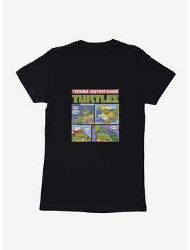 Teenage Mutant Ninja Turtles Comic Strip Group Catchphrases Womens T-Shirt, , hi-res