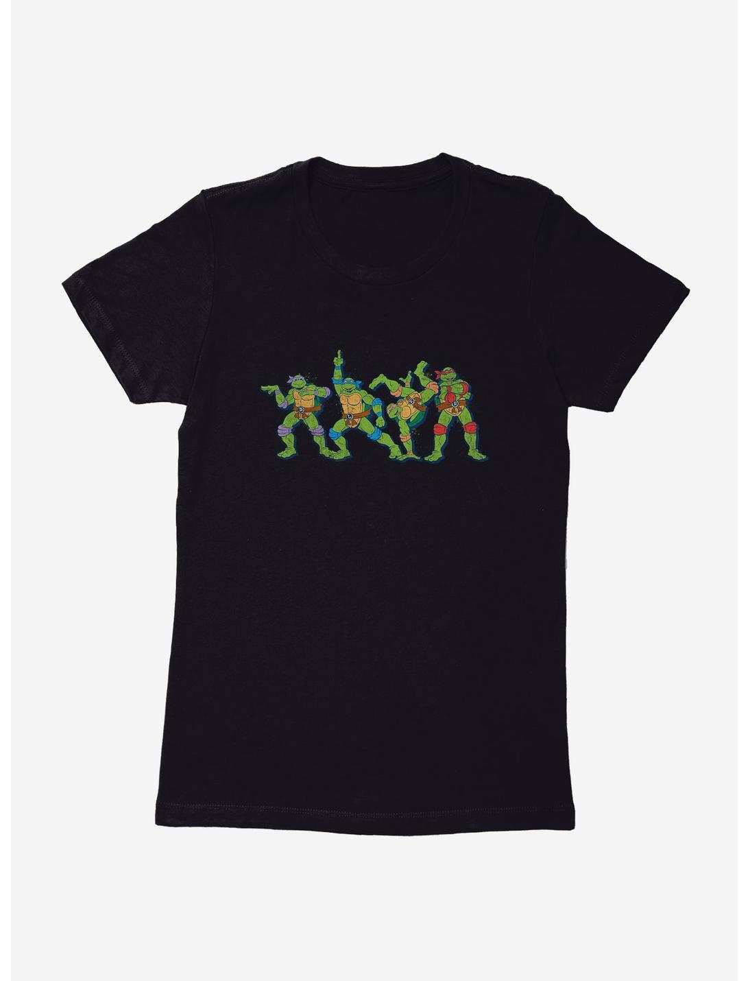 Teenage Mutant Ninja Turtles Joking Around Womens T-Shirt, BLACK, hi-res