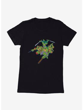 Teenage Mutant Ninja Turtles Jump Into Battle Womens T-Shirt, , hi-res