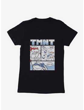 Teenage Mutant Ninja Turtles Comic Strip Group Outlines Womens T-Shirt, , hi-res