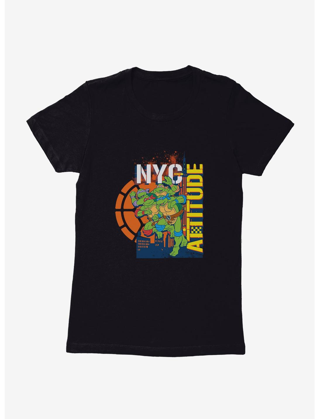 Teenage Mutant Ninja Turtles New York Attitude Womens T-Shirt, BLACK, hi-res