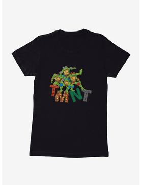 Teenage Mutant Ninja Turtles Patterned Logo Letters Group Womens T-Shirt, , hi-res