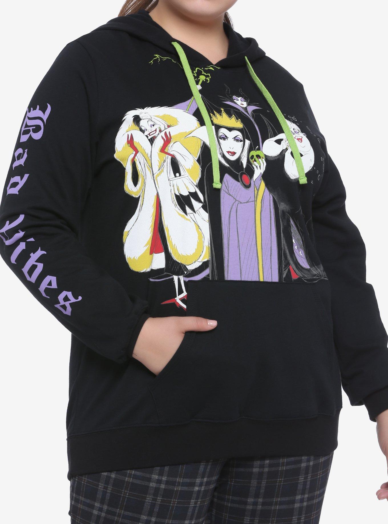 Disney Villains Bad Vibes Girls Hoodie Plus Size Hot Topic