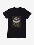 Teenage Mutant Ninja Turtles Donatello Bandana Skull And Weapons Womens T-Shirt, BLACK, hi-res