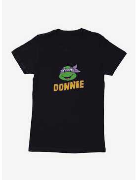 Teenage Mutant Ninja Turtles Donnie Face Pizza Name Womens T-Shirt, , hi-res