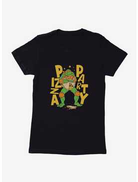 Teenage Mutant Ninja Turtles Michelangelo Pizza Party Womens T-Shirt, , hi-res
