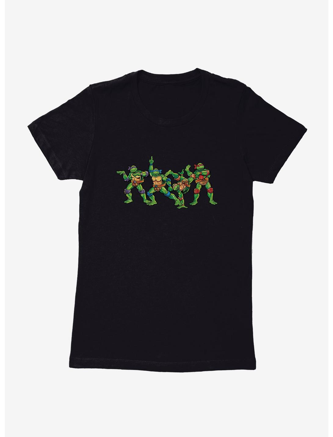 Teenage Mutant Ninja Turtles Joking Around Bold Womens T-Shirt, BLACK, hi-res