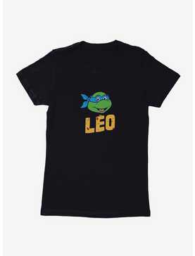 Teenage Mutant Ninja Turtles Leo Face Pizza Name Womens T-Shirt, , hi-res