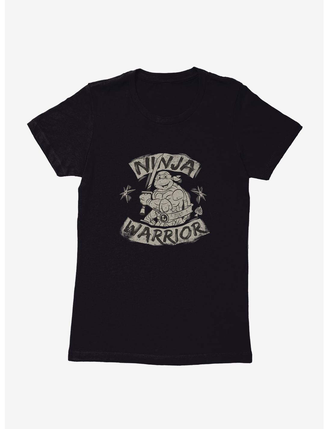Teenage Mutant Ninja Turtles Leonardo Ninja Warrior Womens T-Shirt, BLACK, hi-res