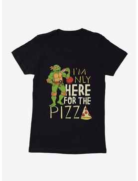 Teenage Mutant Ninja Turtles Michelangelo Only Here For Pizza Womens T-Shirt, , hi-res