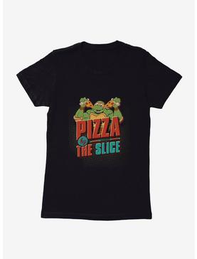 Teenage Mutant Ninja Turtles Michelangelo Pizza By The Slice Womens T-Shirt, , hi-res