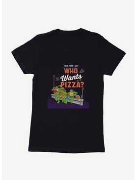Teenage Mutant Ninja Turtles Pizza Neon Sign Womens T-Shirt, , hi-res