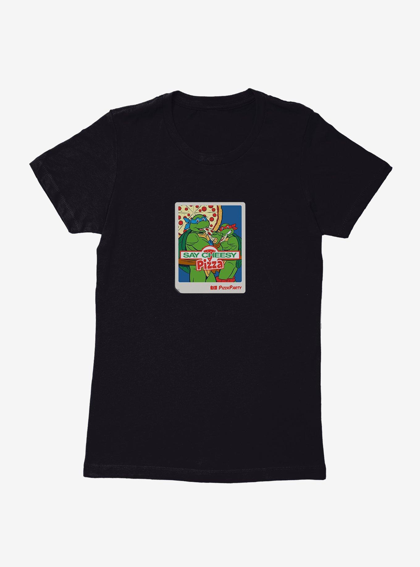 Teenage Mutant Ninja Turtles Pizza Party Photo Womens T-Shirt | BoxLunch