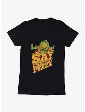 Teenage Mutant Ninja Turtles Say Cheesy Pizza Womens T-Shirt, , hi-res