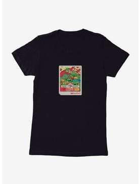 Teenage Mutant Ninja Turtles Say Cheesy Pizza Photo Womens T-Shirt, , hi-res