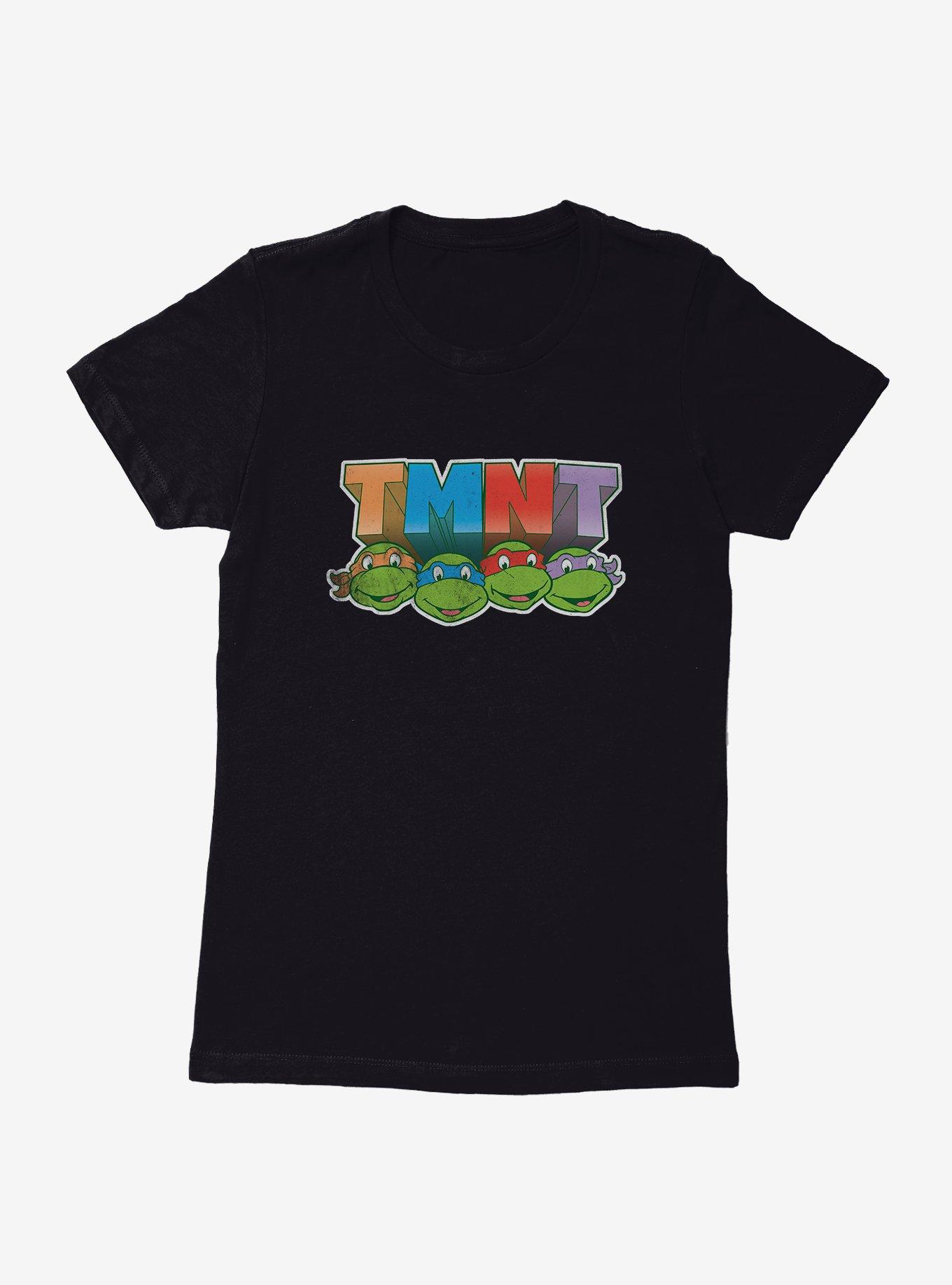 Teenage Mutant Ninja Turtles Acronym Block Letters Womens T-Shirt ...