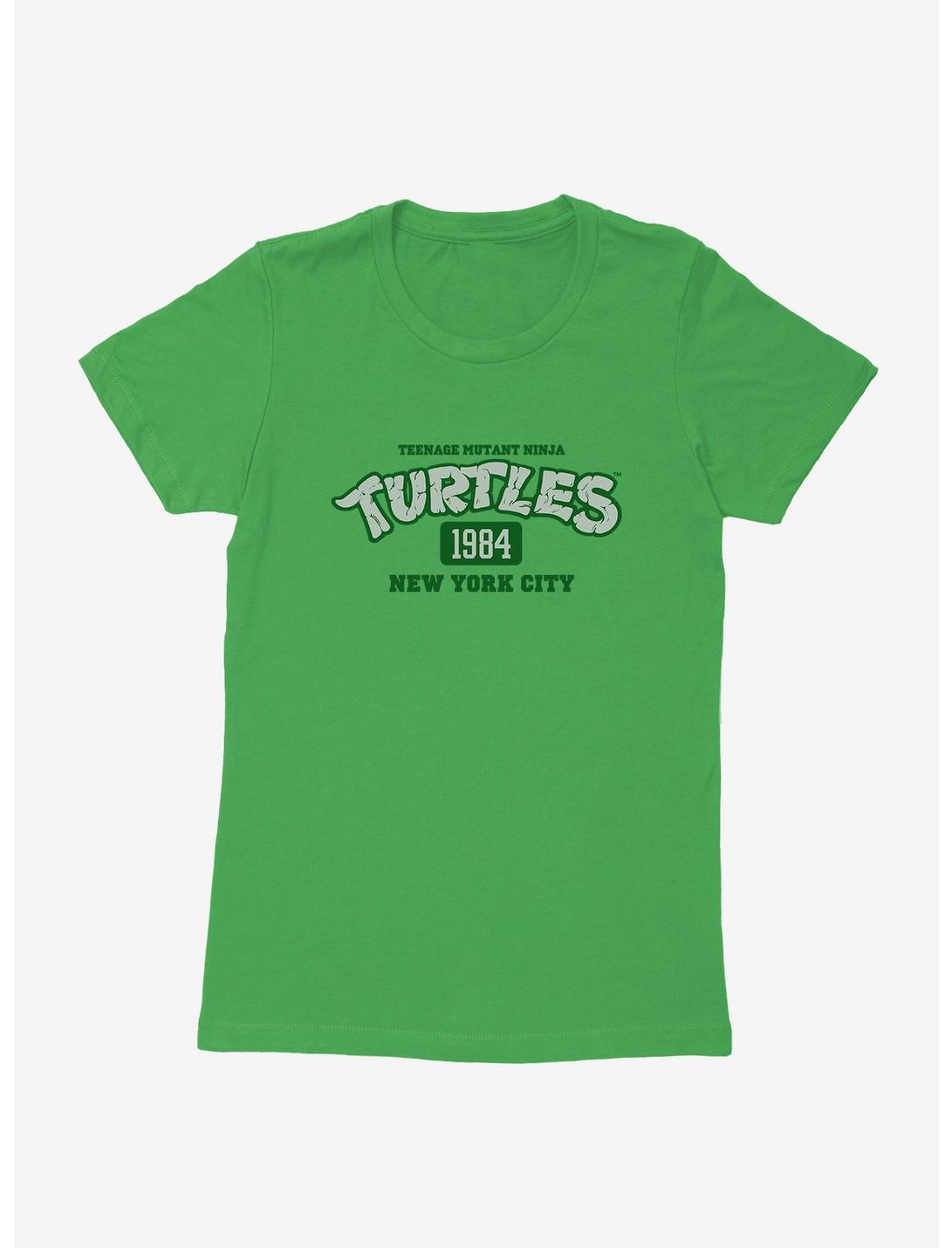 Teenage Mutant Ninja Turtles 1984 New York City Title Womens T-Shirt, KELLY GREEN, hi-res