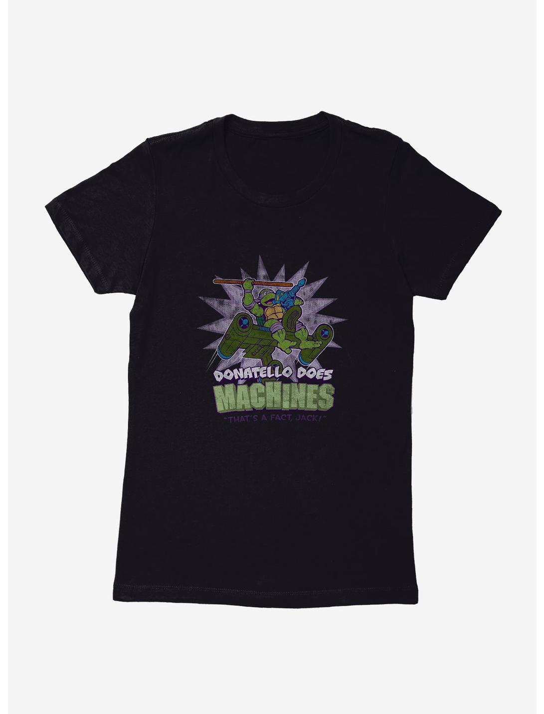 Teenage Mutant Ninja Turtles Donatello Machines Womens T-Shirt, BLACK, hi-res