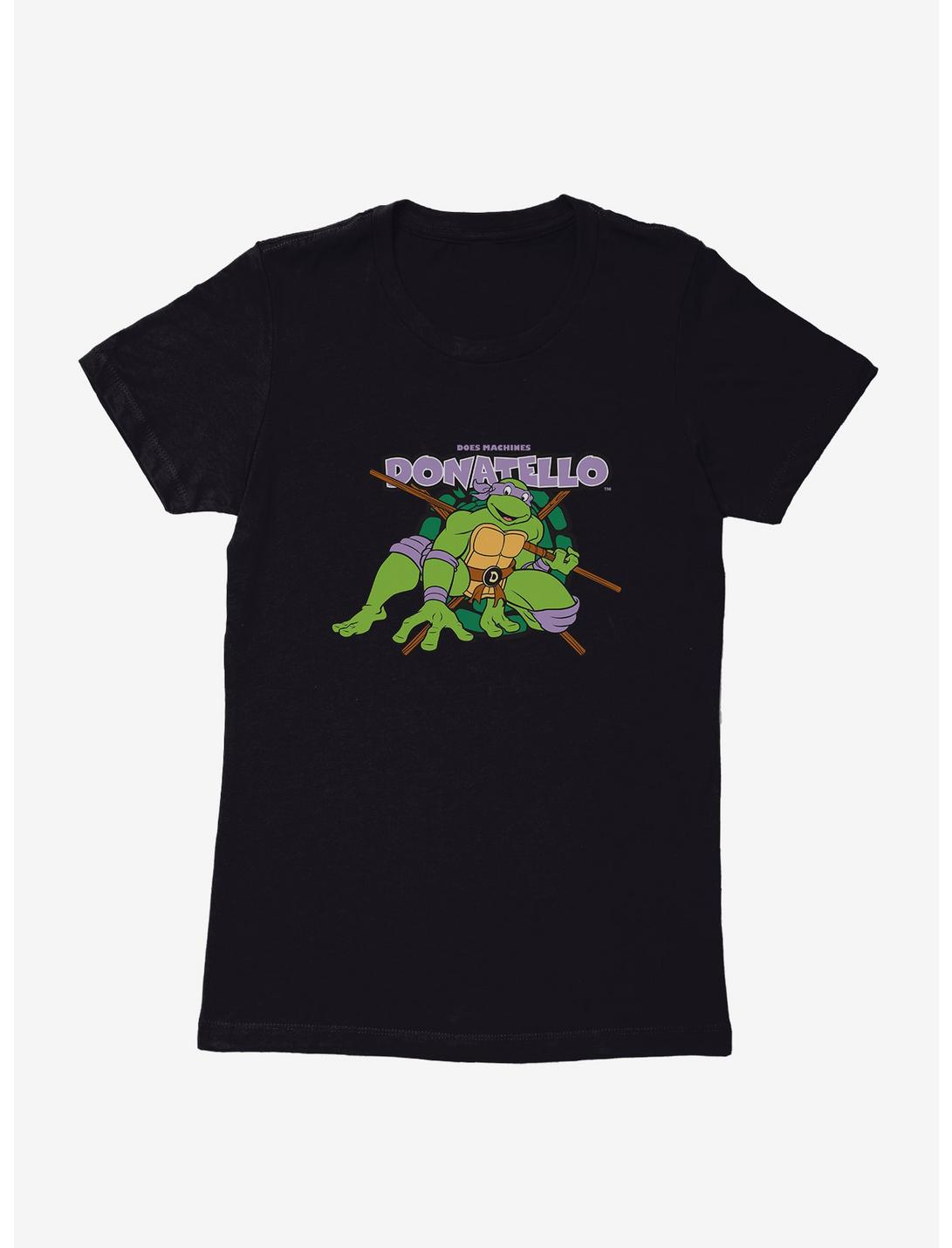 Teenage Mutant Ninja Turtles Donnie Attack Womens T-Shirt, BLACK, hi-res