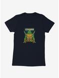 Teenage Mutant Ninja Turtles Leonardo Action Pose Square Womens T-Shirt, MIDNIGHT NAVY, hi-res