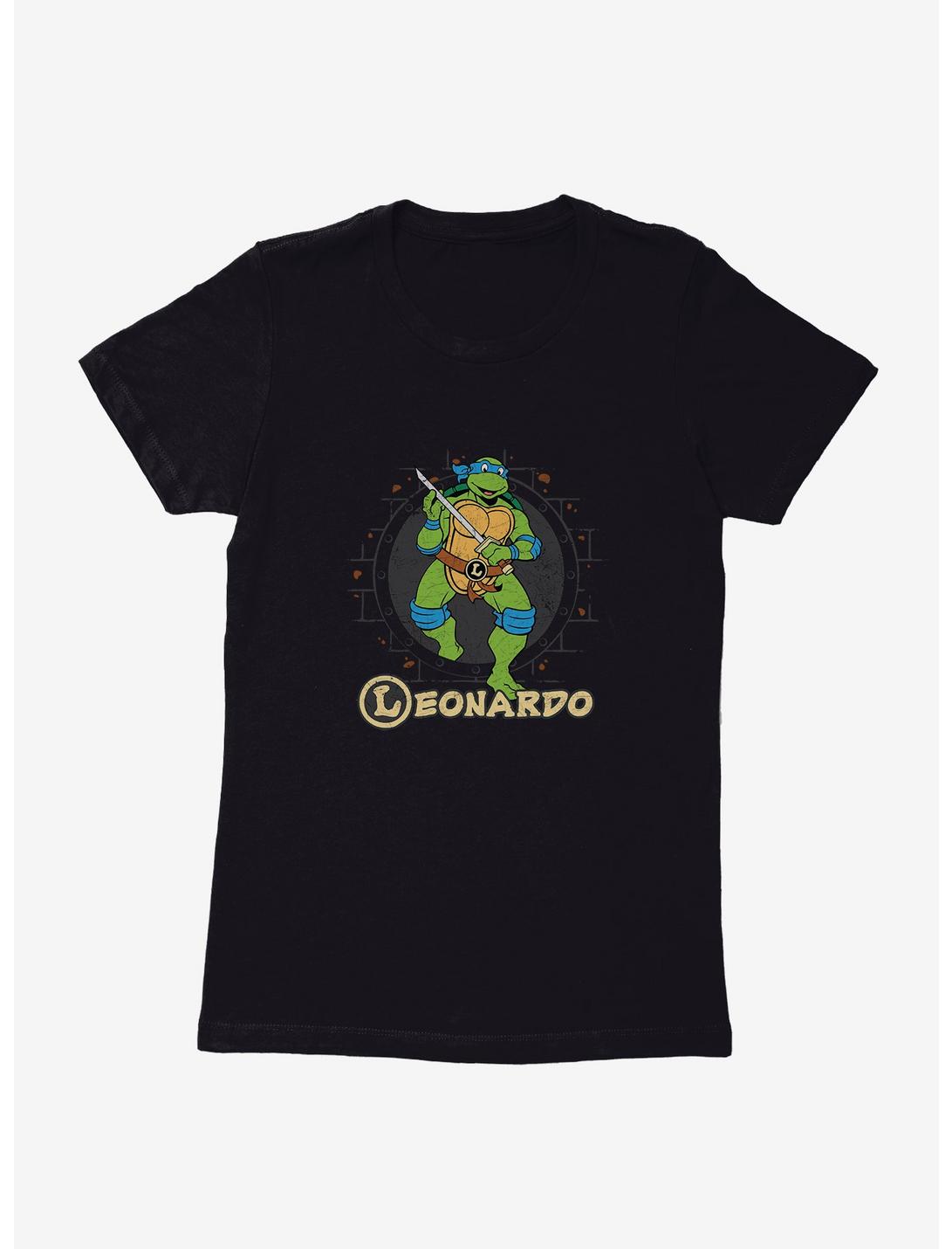 Teenage Mutant Ninja Turtles Leonardo Out The Sewer Womens T-Shirt, BLACK, hi-res
