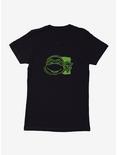 Teenage Mutant Ninja Turtles Green Face Silhouette Womens T-Shirt, BLACK, hi-res