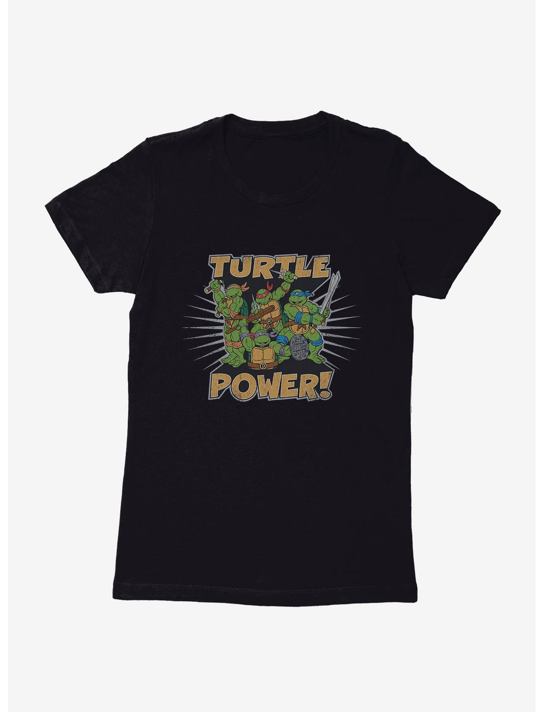 Teenage Mutant Ninja Turtles Turtle Power Womens T-Shirt, BLACK, hi-res